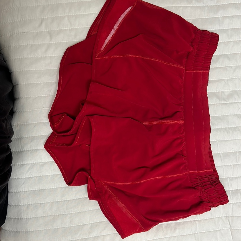 Red Lulu Shorts